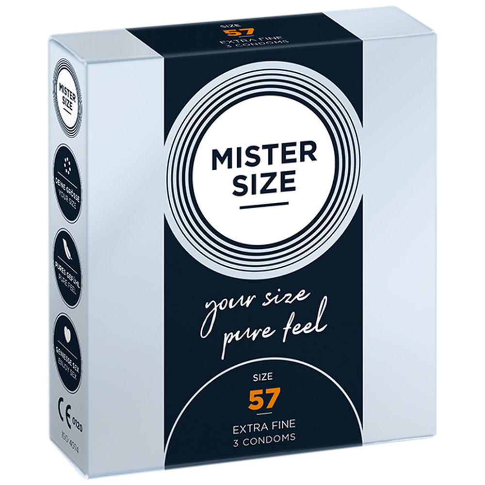 Kondomer Mister Size Ø 5,7 cm (3 pcs)