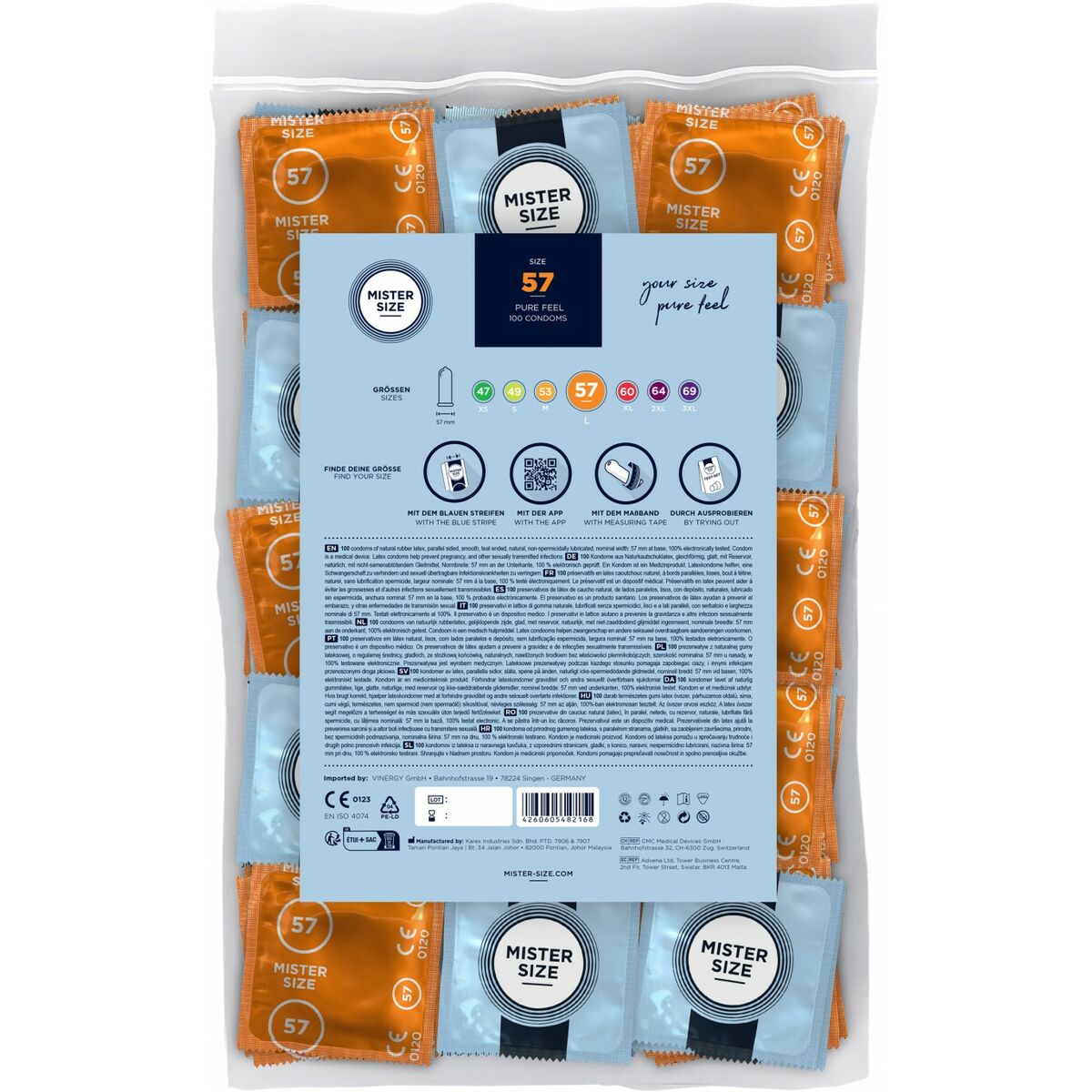 Kondomy Mister Size 100 kusů