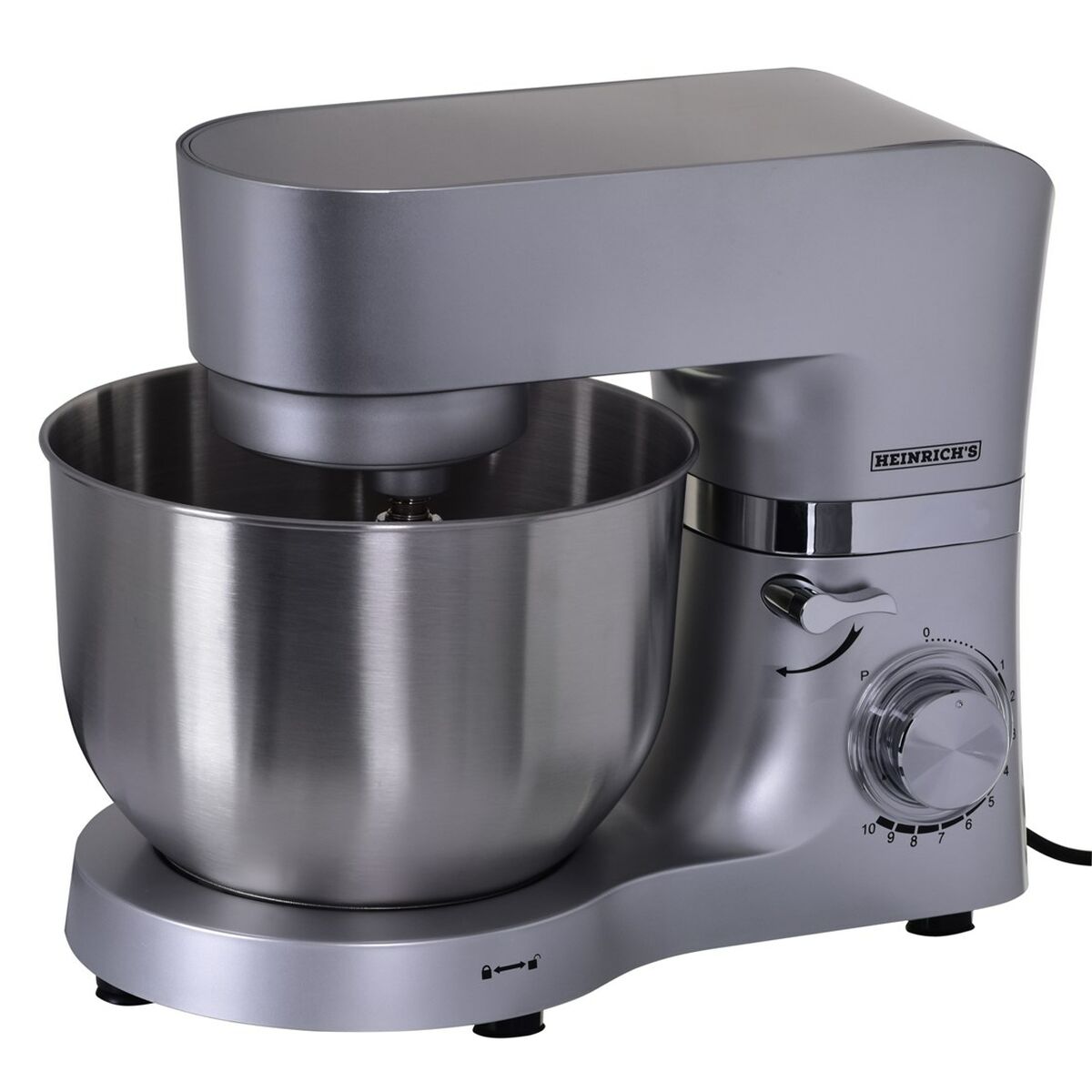 Image secondaire de Robot culinaire Heinrich's HKM 6278 srebrny Acier 1300 W 6,5 L