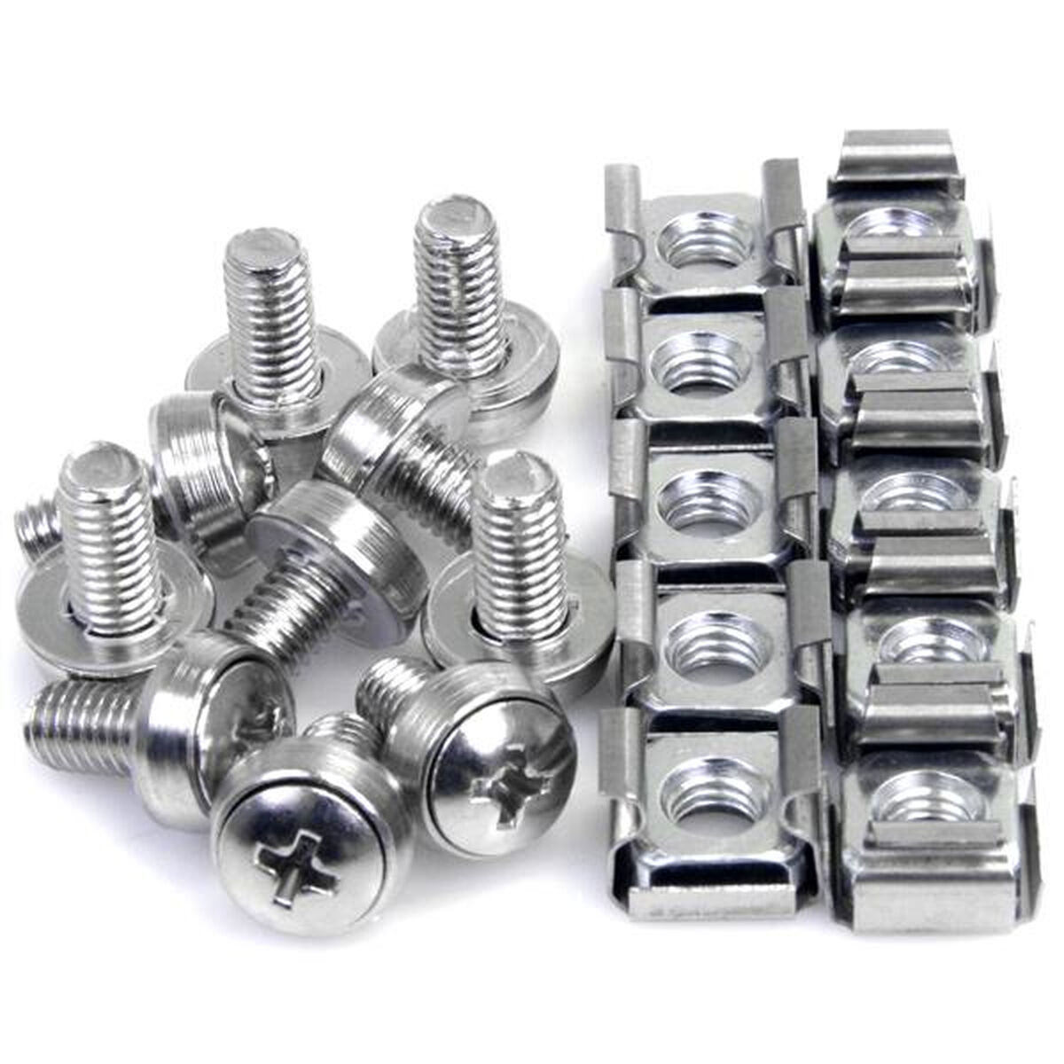 Afbeeldingen van Holder Startech CABSCREWM6 Silver Stainless steel (50 Units)