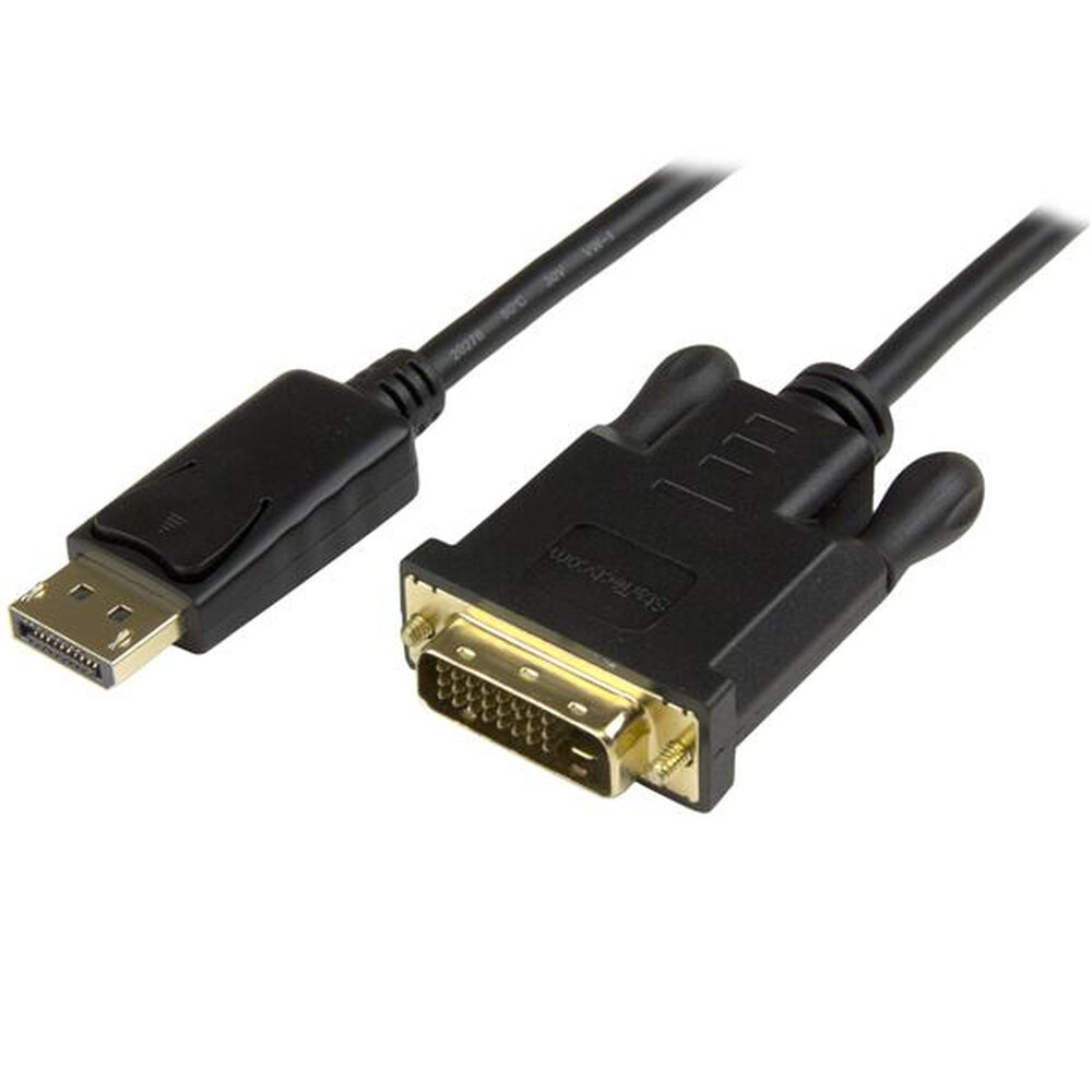 DisplayPort to DVI Cable Startech DP2DVI2MM3           95 cm Black