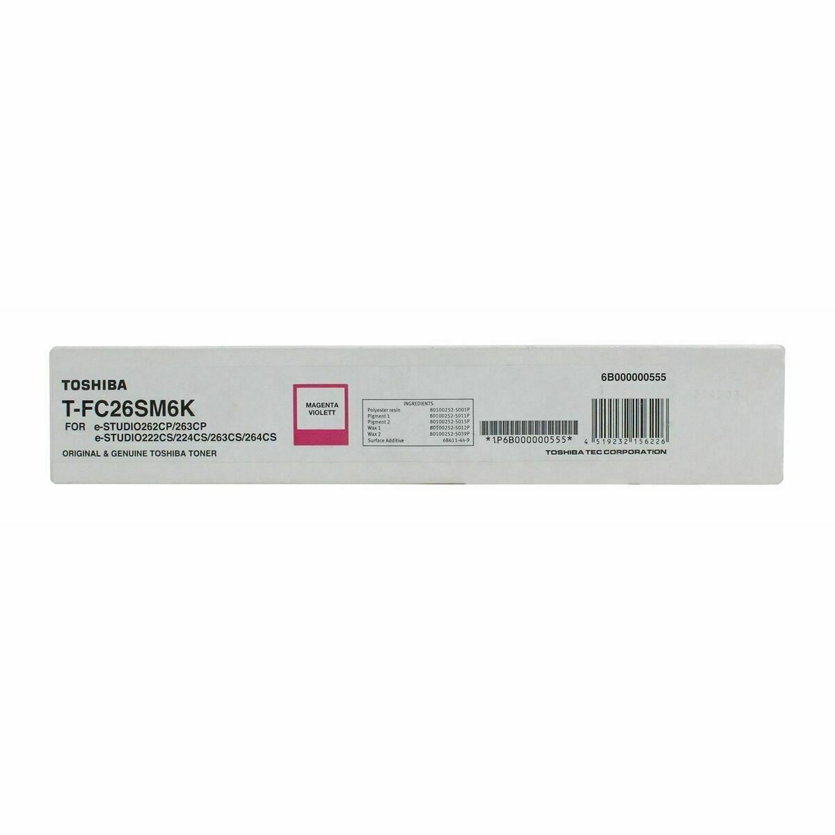 Picture of Original Toner Toshiba T-FC26SM Magenta