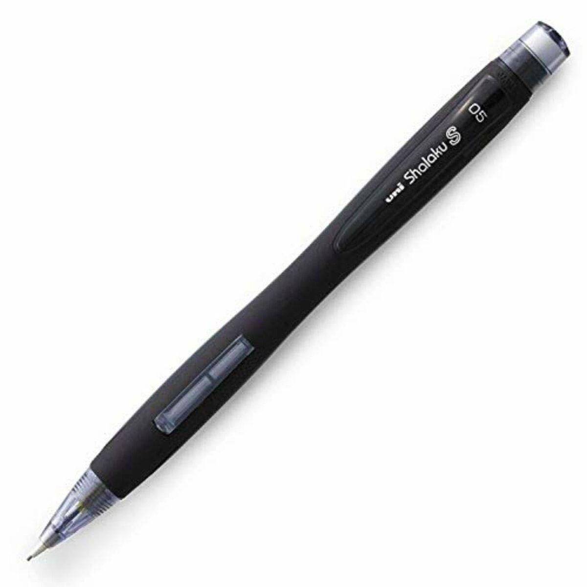Image secondaire de Portemines Uni-Ball SHALAKU S Noir 0,5 mm (12 Unités)