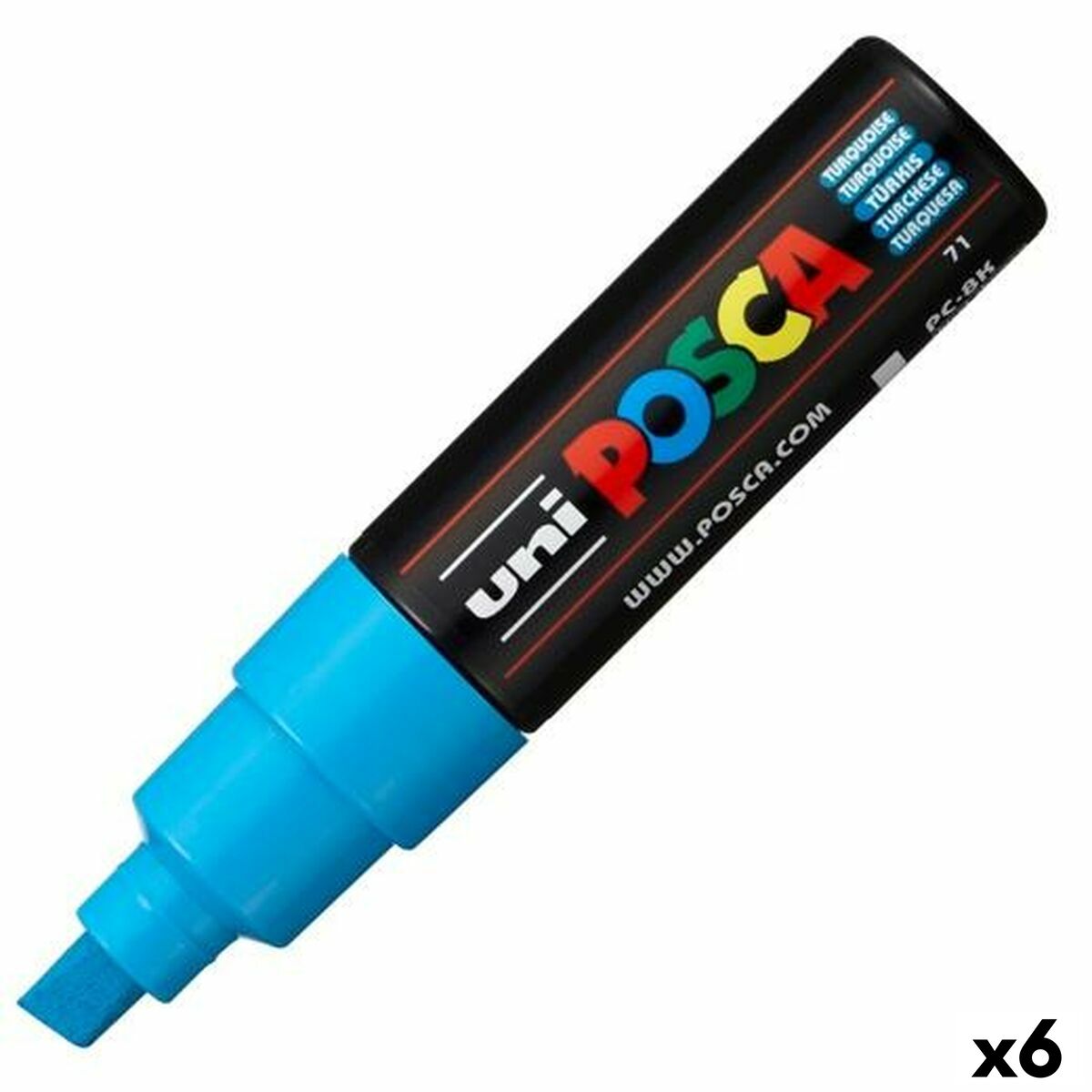 Μαρκαδόρος POSCA PC-8K Τυρκουάζ (x6)