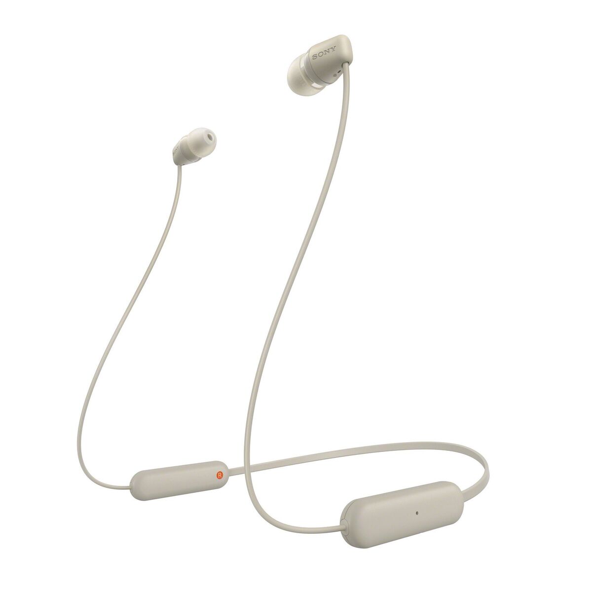 Bluetooth Headphones Sony WI-C100 Beige Grey