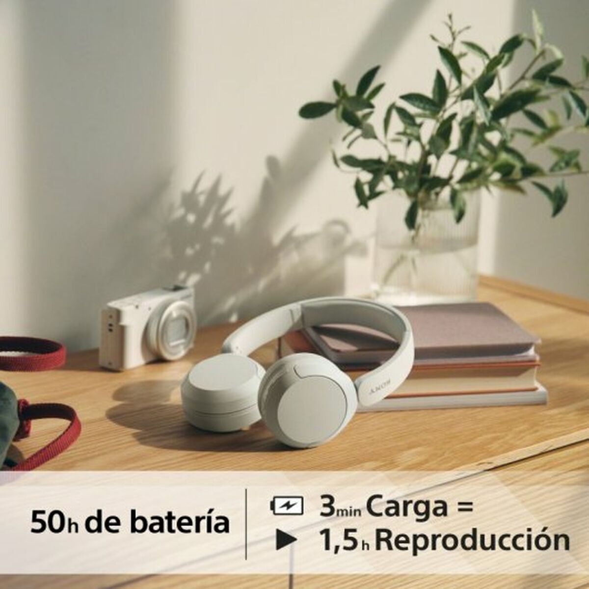 Bluetooth Headset with Microphone Sony WH-CH520 White