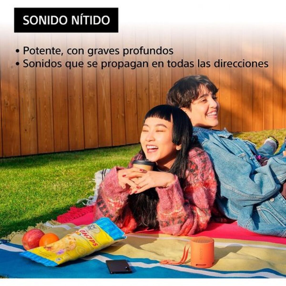 Portable Bluetooth Speakers Sony SRSXB100D Orange