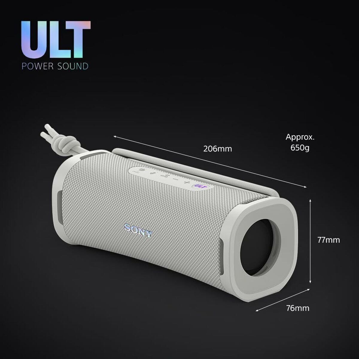 Nešiojamos Bluetooth garso kolonėlės Sony SRS-ULT10W Balta