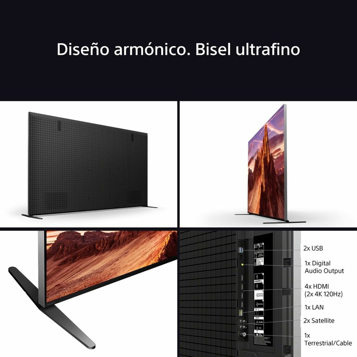 Afbeeldingen van Smart TV Sony K85XR90PAEP 4K Ultra HD 85" QLED