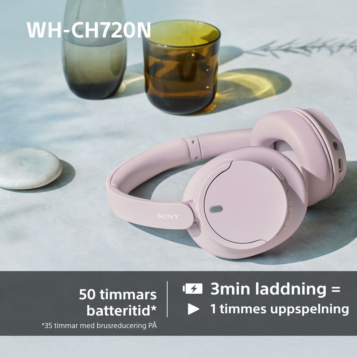 Ausinės Sony WHCH720NP     *