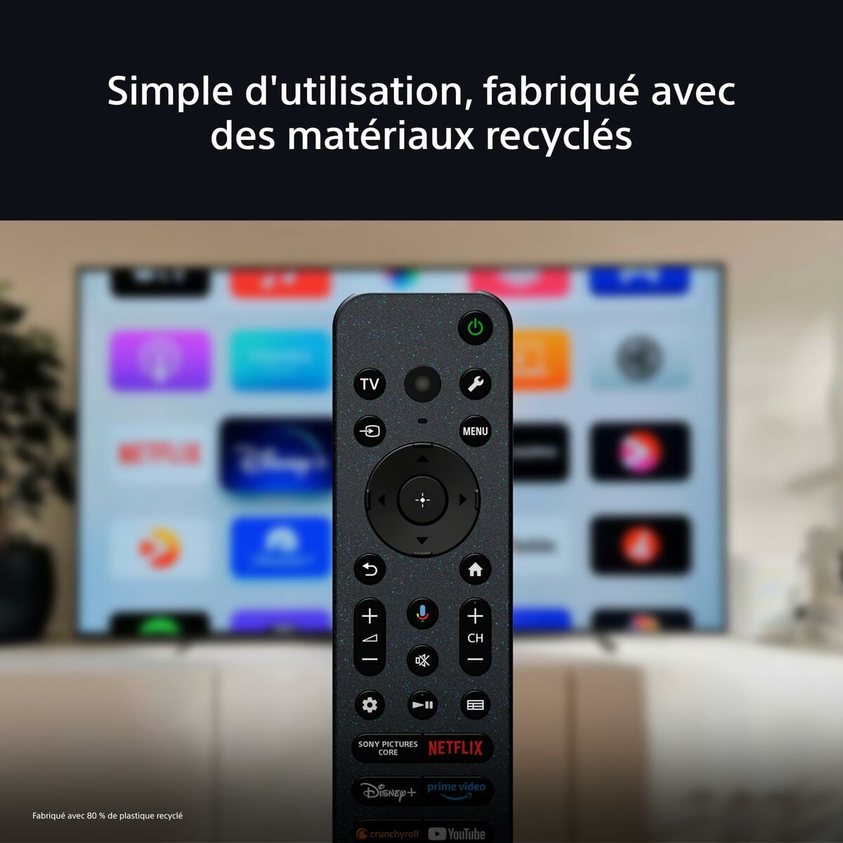 Smart TV Sony K75XR55BP 4K Ultra HD 75" LED HDR Dolby Vision QD Mini LED