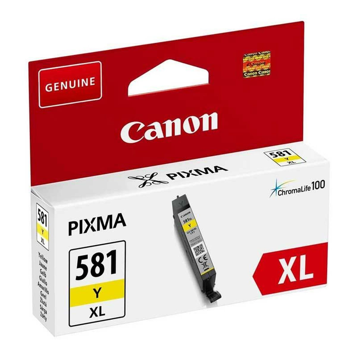 Kép Compatible Ink Cartridge Canon CLI-581Y XL XL Yellow