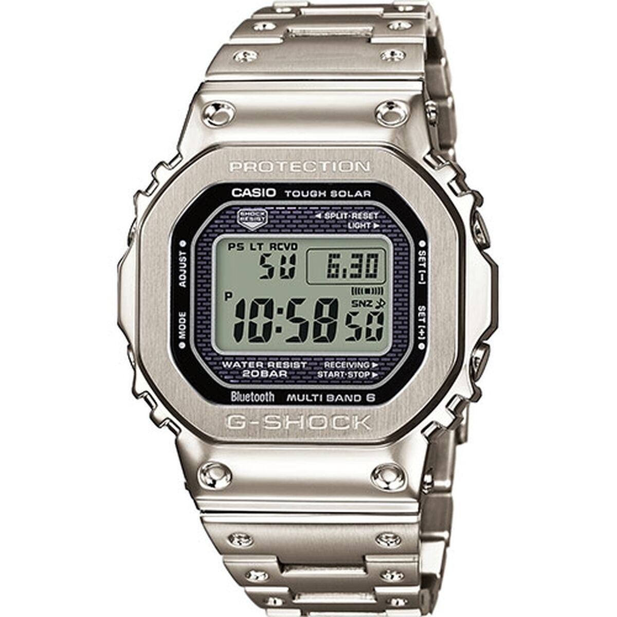 Ανδρικά Ρολόγια Casio G-Shock Ασημί (Ø 43 mm) (Ø 44 mm)