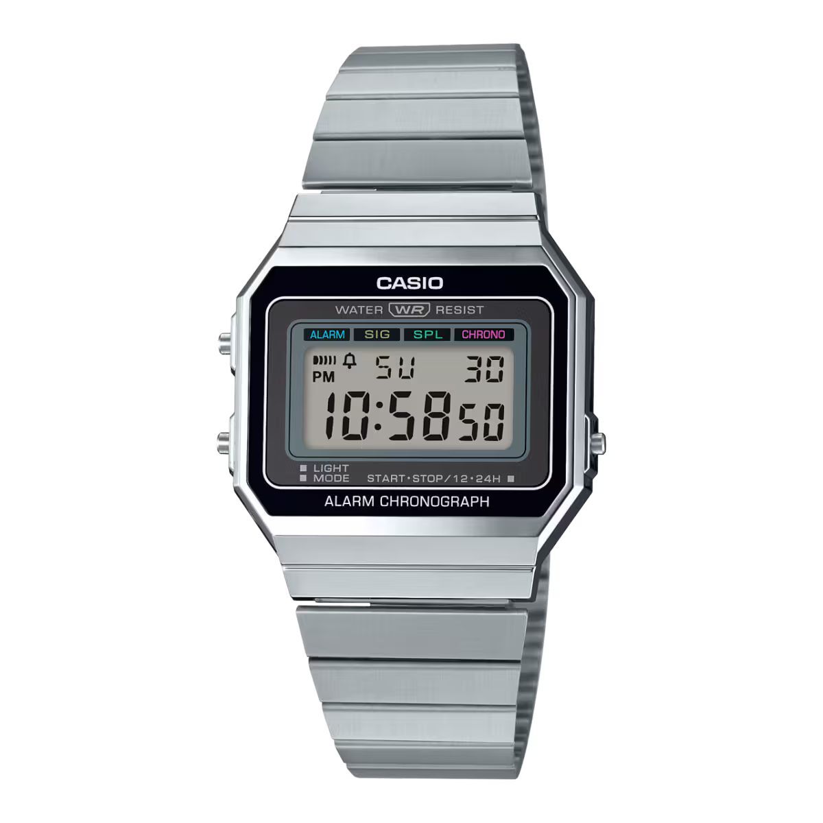 Horloge Uniseks Casio A700WE-1AEF Zilverkleurig