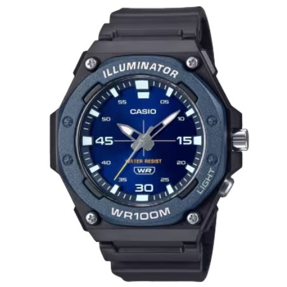 Ανδρικά Ρολόγια Casio ILLUMINATOR WR 100MT (Ø 48 mm)