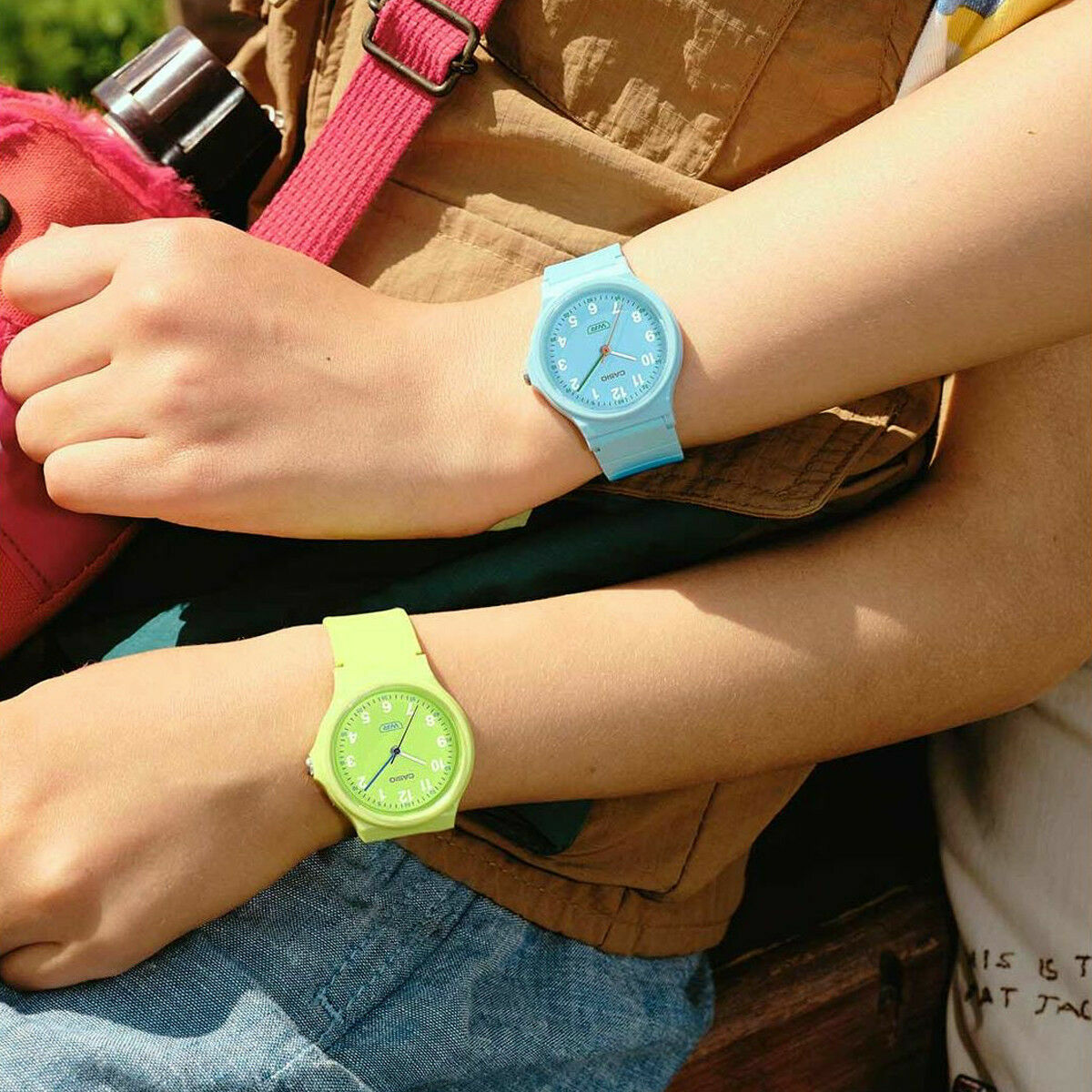 Horloge Dames Casio POP - BIO RESIN STRAP - LEMON GREEN (Ø 31 mm)