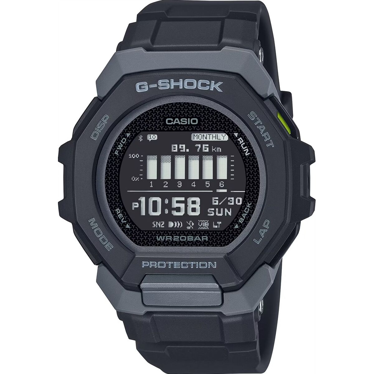 Ανδρικά Ρολόγια Casio G-Shock G SQUAD -  SUNNY SIDE STYLE Μαύρο (Ø 47,5 mm)