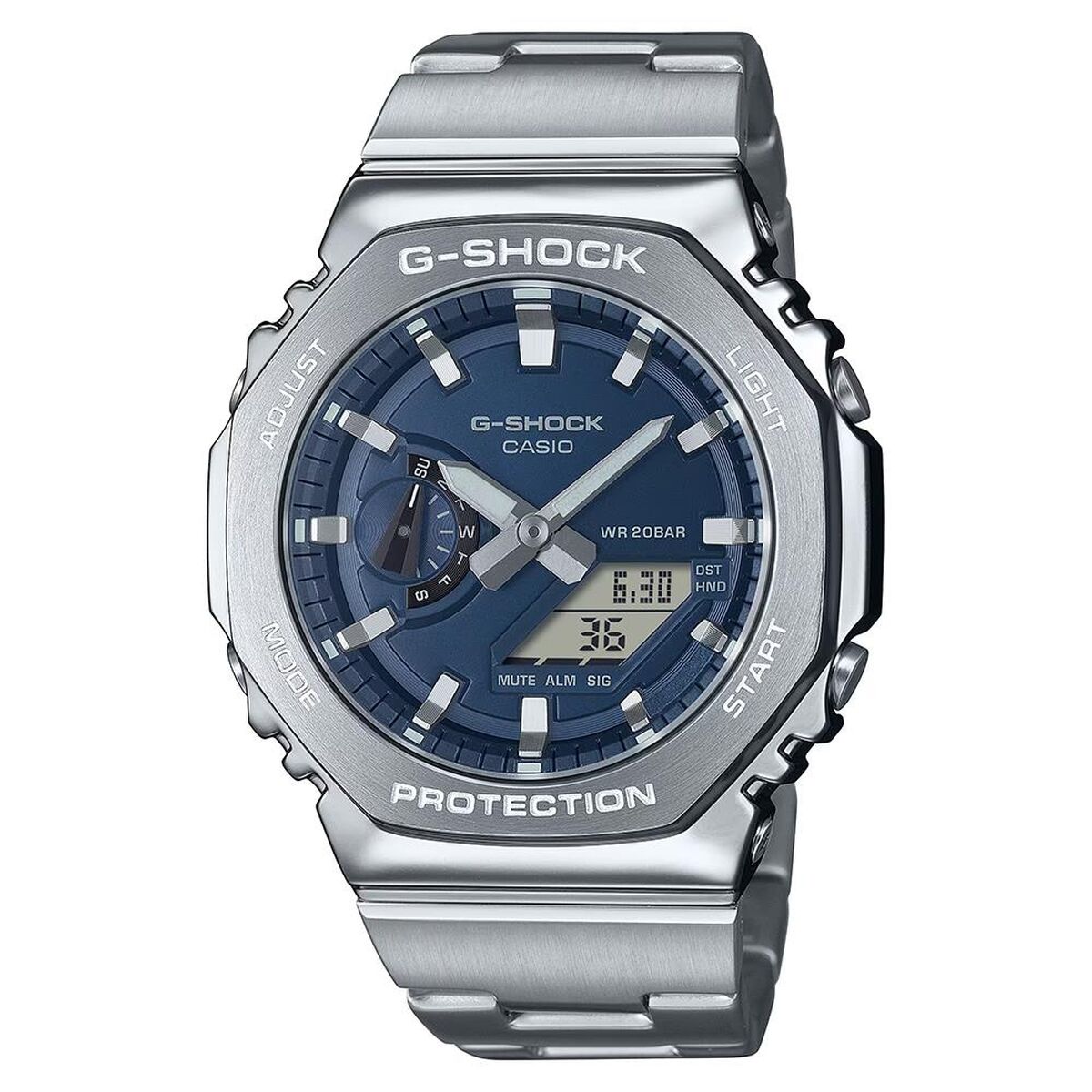 Mandens Casio G-Shock OAK G-STEEL Petrol Blå Ur