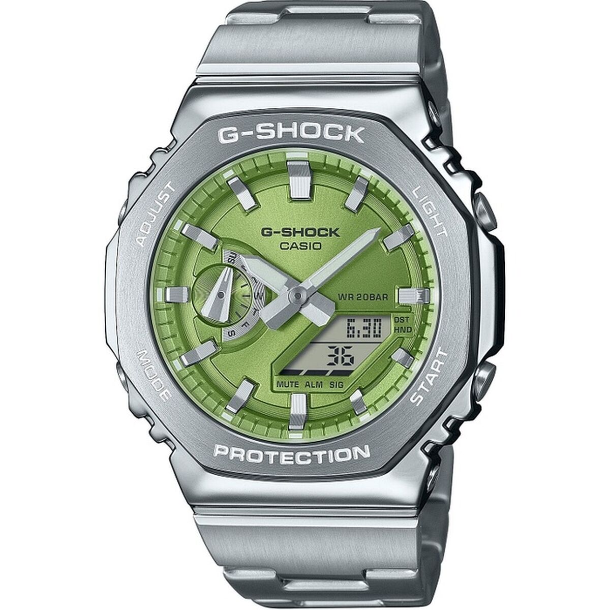 Herre Casio G-Shock OAK G-STEEL Lime Grøn Ur