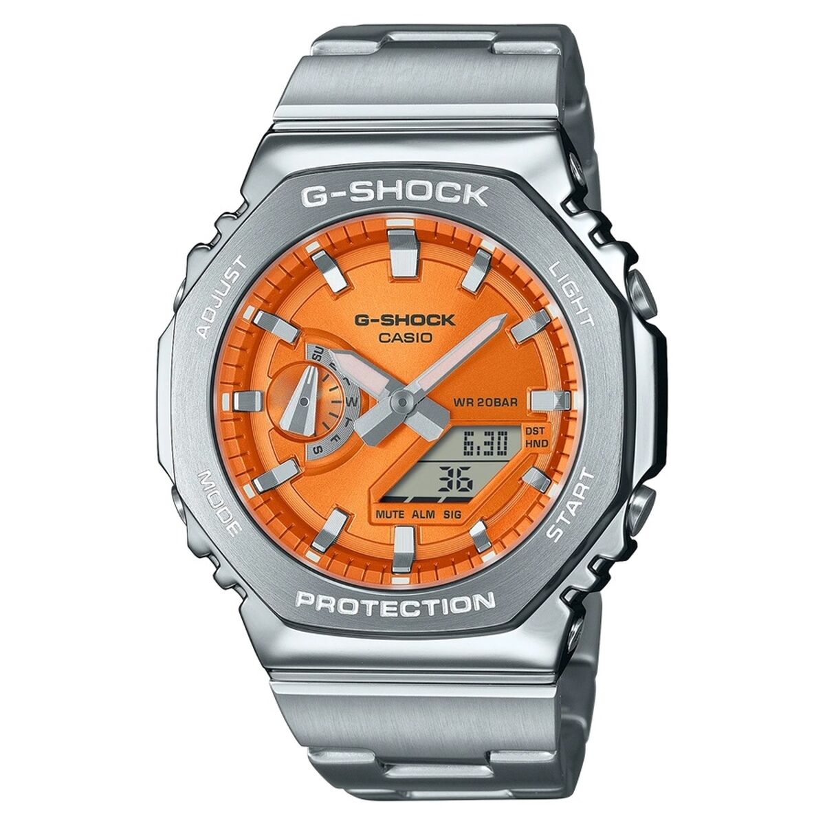 Herre Casio G-Shock OAK G-STEEL VIVID ORANGE Ur