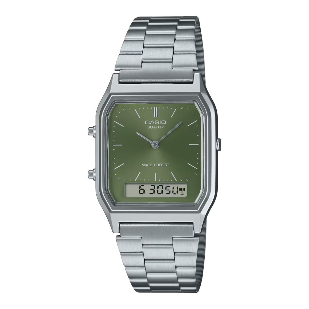 Horloge Uniseks Casio EDGY COLLECTION SUNRAY DIAL - GREEN MOSS