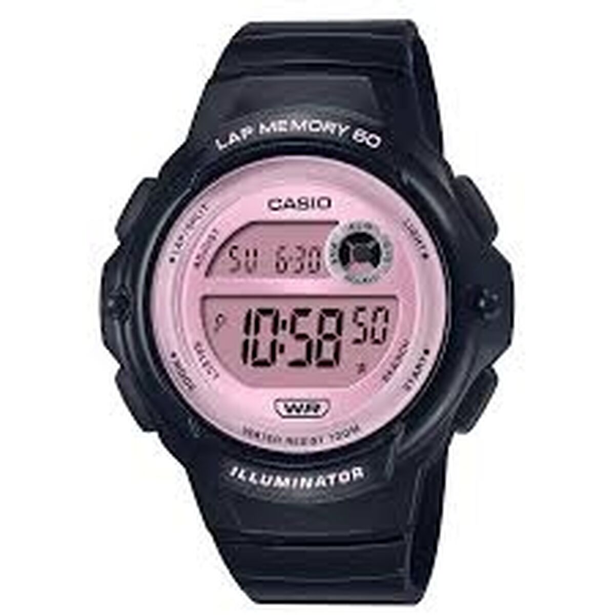 Horloge Dames Casio ILLUMINATOR - PINK (Ø 40,5 mm)