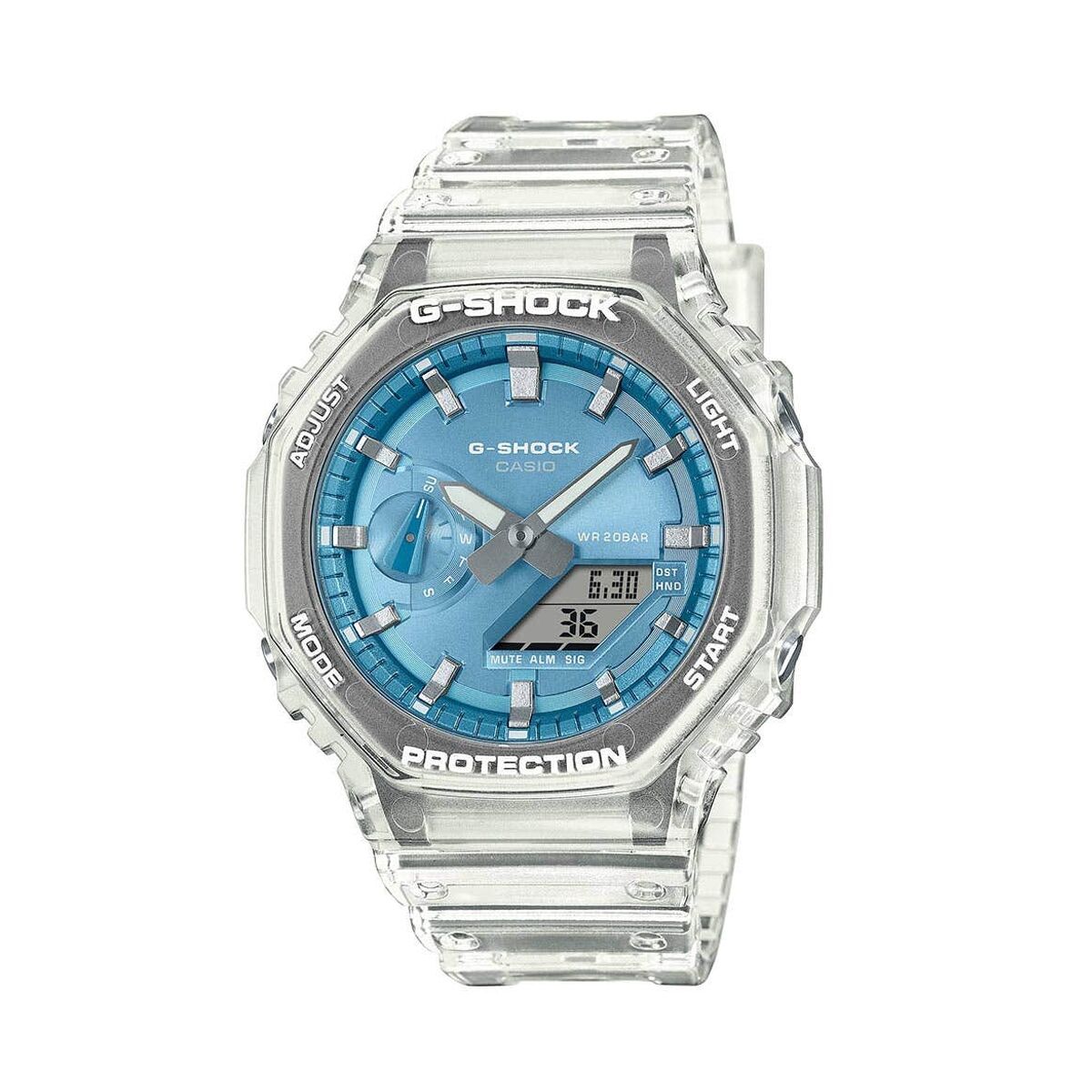 Ανδρικά Ρολόγια Casio G-Shock BRIGHT METALLIC - LIGHT BLUE (Ø 44,5 mm)