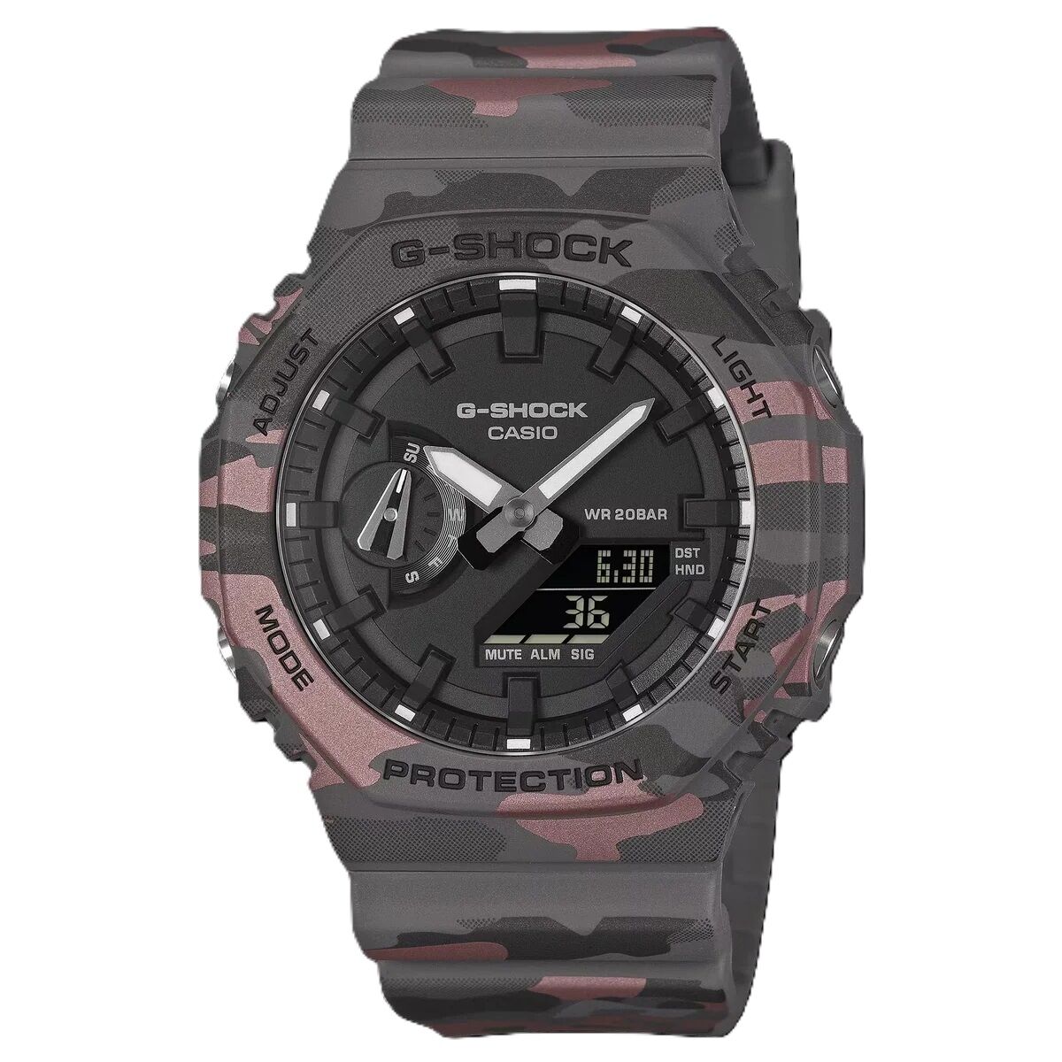 Horloge Heren Casio G-Shock GA-2100CM-8AER Zwart (45,5 mm)