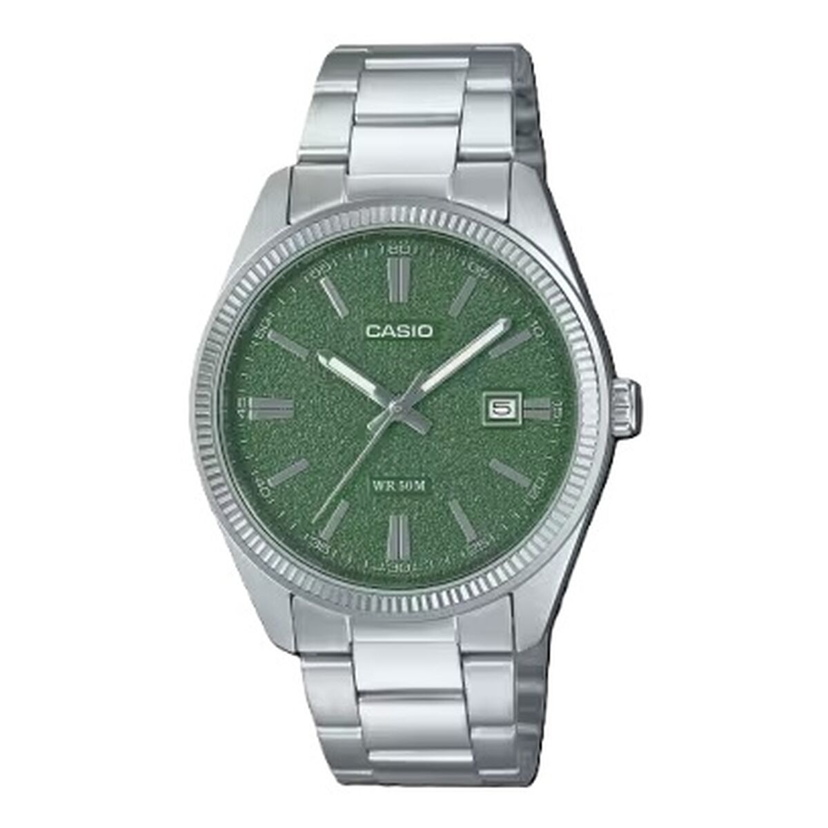 Horloge Heren Casio DATE - FOREST GREEN, MATTE DIAL (Ø 38,5 mm)