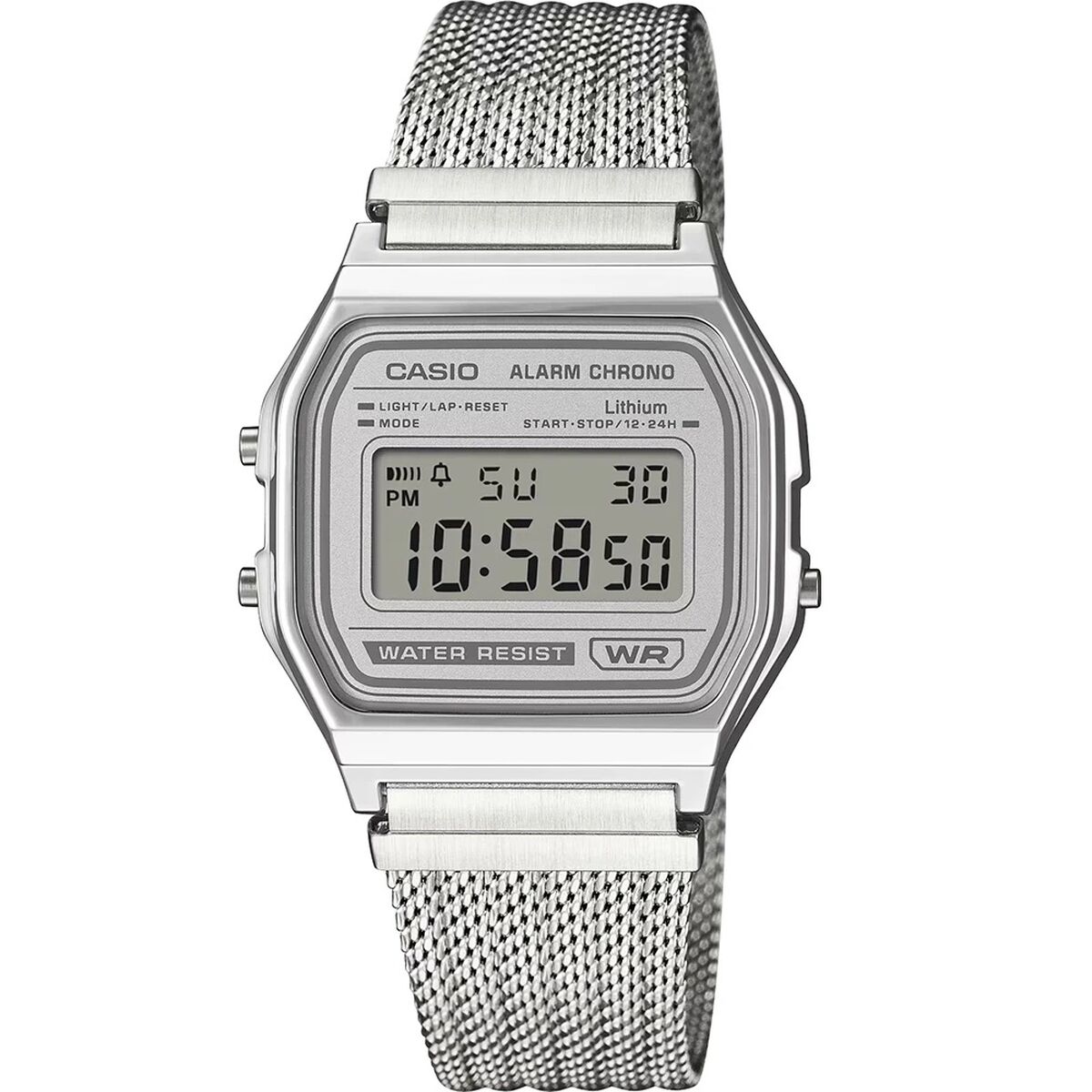 Horloge Uniseks Casio A158WEM-7EF (Ø 33 mm)