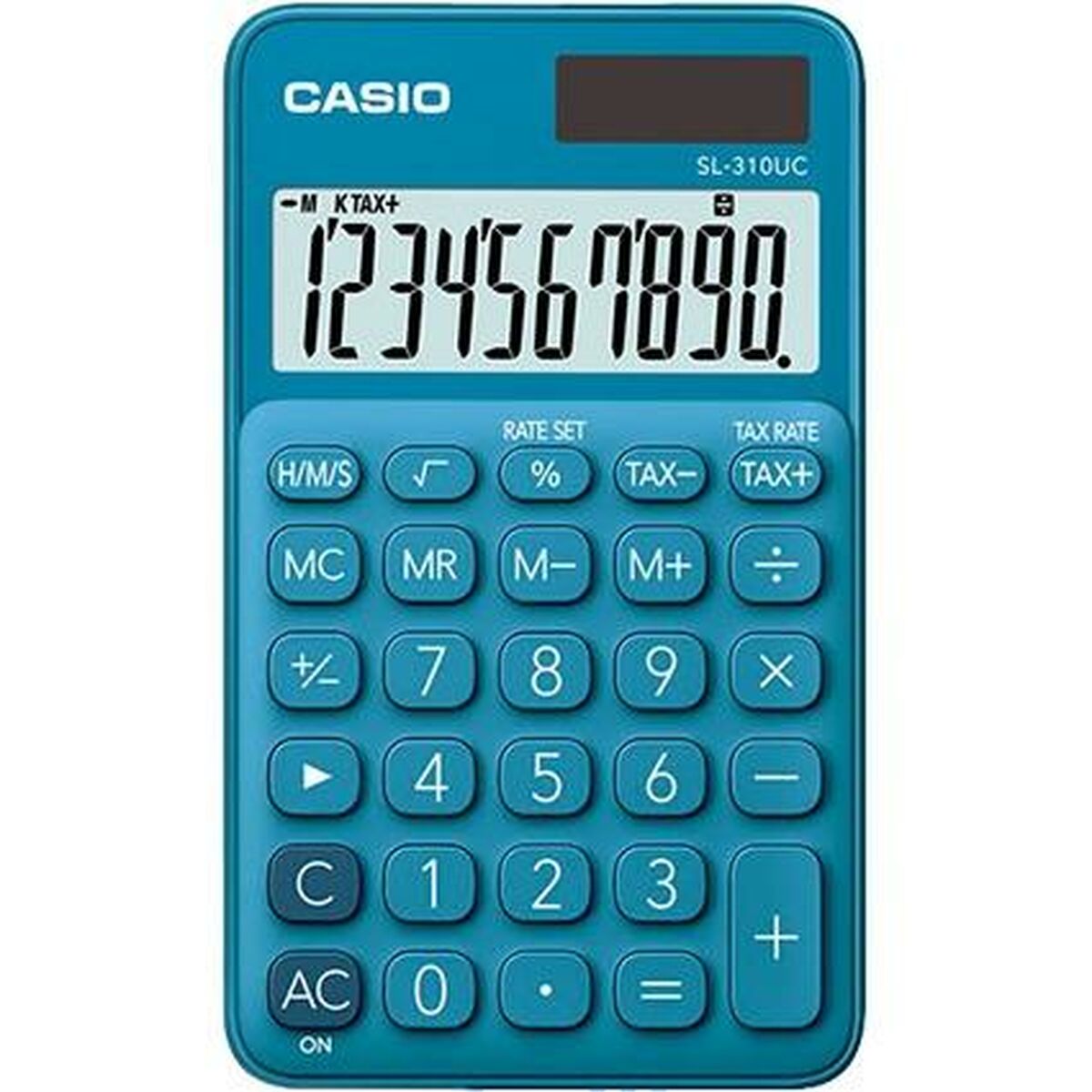 Calculatrice Casio SL-310UC-BU Bleu Plastique 7 x 0,8 x 11,8 cm