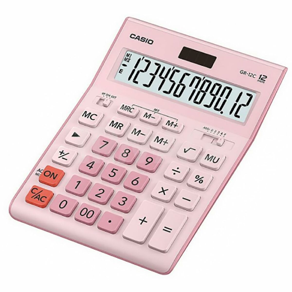 Rekenmachine Casio GR-12C Zwart Plastic