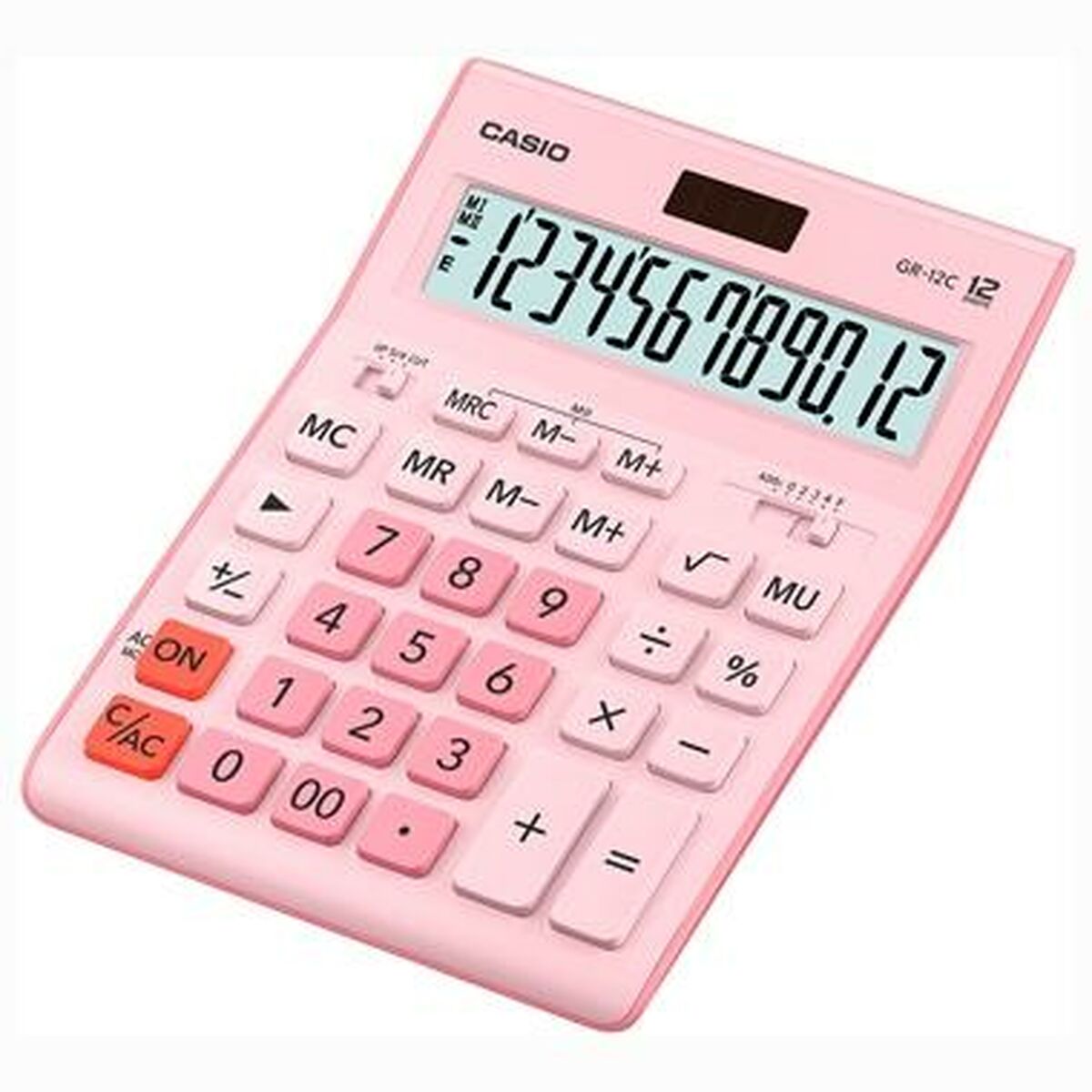 Calculatrice Casio GR-12C Rose