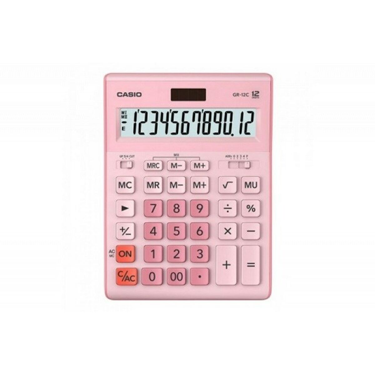 Rekenmachine Casio GR-12C Zwart Plastic