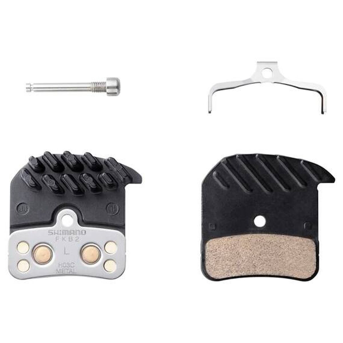 Image secondaire de Plaquettes de frein Shimano IBPH03CMFA Noir Gris Bronze