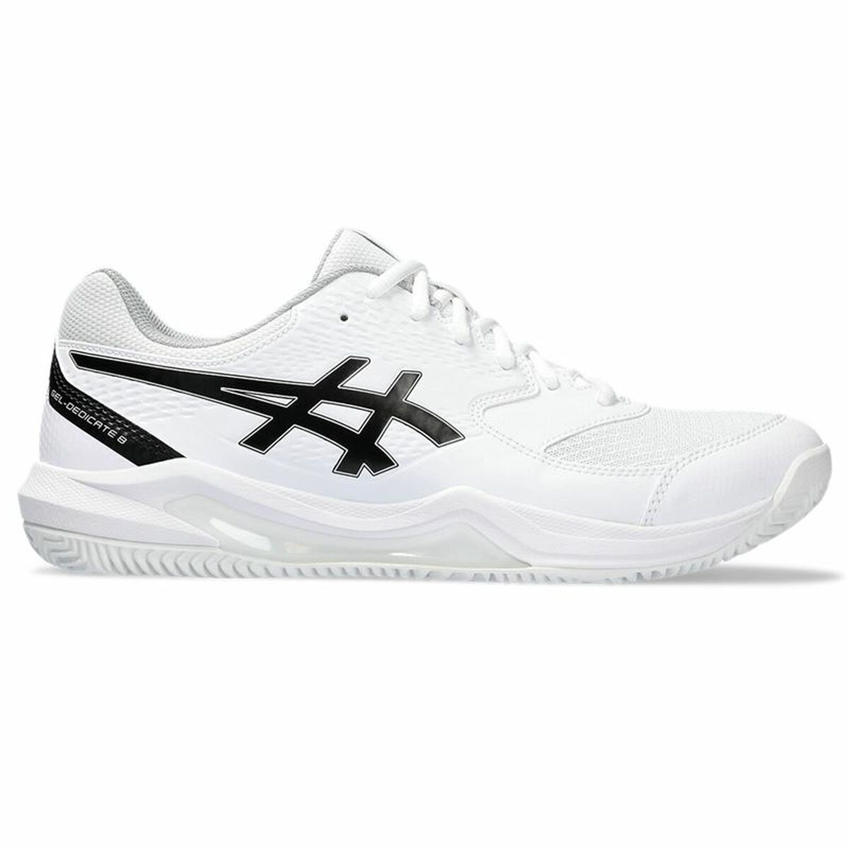 Chaussures de Tennis pour Homme Asics Gel-Dedicate 8 Clay Blanc