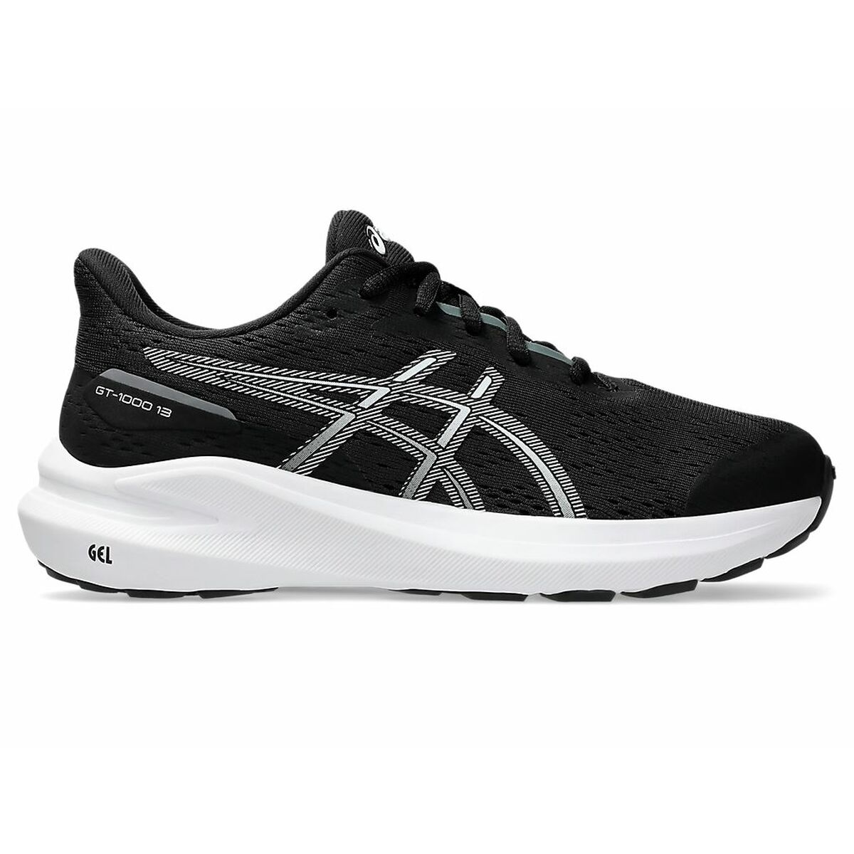Chaussures de Sport pour Enfants Asics GT 1000 13 GS 1014A343 003 Noir