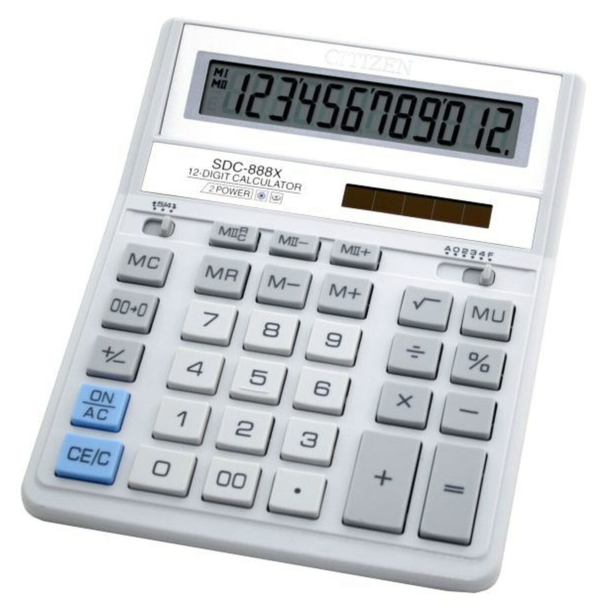 Calculatrice Citizen SDC888XWH                       Blanc Noir Plastique 15,3 x 3,3 x 20,3 cm