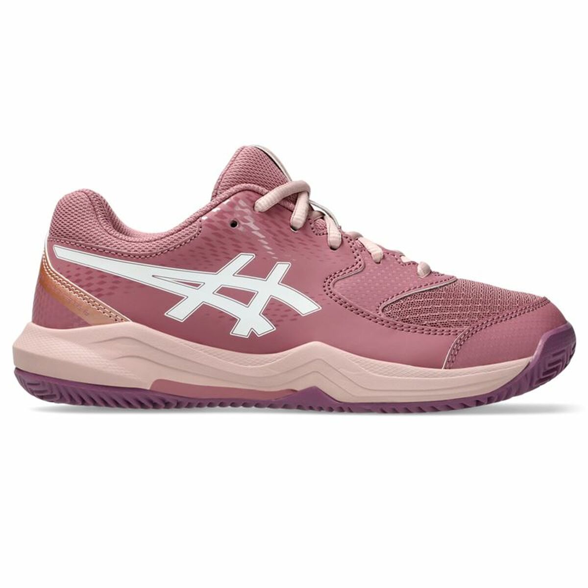 Chaussures de Padel pour Adultes Asics Gel-Dedicate 8 Padel Gs Violet Rose