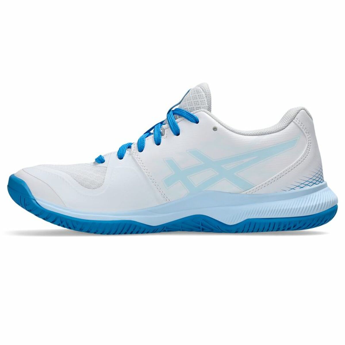 Image secondaire de Baskets Asics Gel-Tactic 12 Bleu Blanc Femme Handball