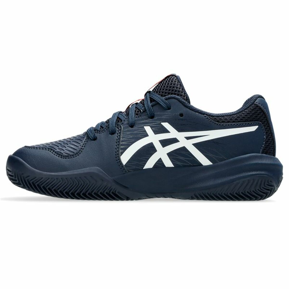 Image secondaire de Chaussures de Tennis pour Femmes Asics Gel-Resolution X Gs Clay Noir Bleu foncé