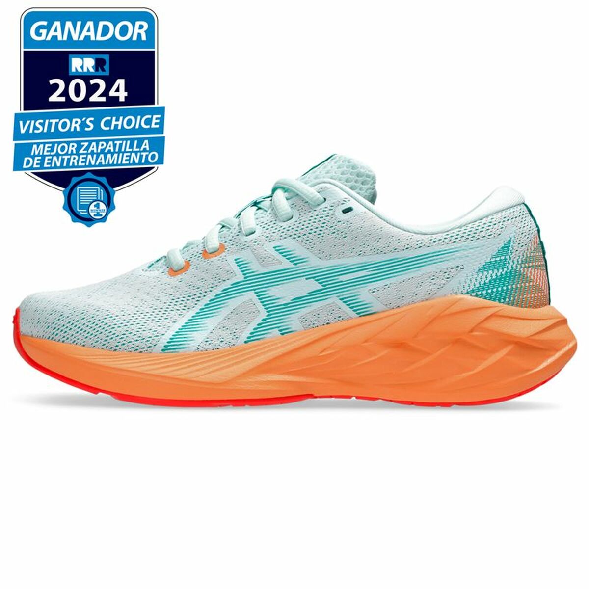 Image secondaire de Chaussures de Running pour Enfants Asics Novablast 5 Gs Orange Celeste