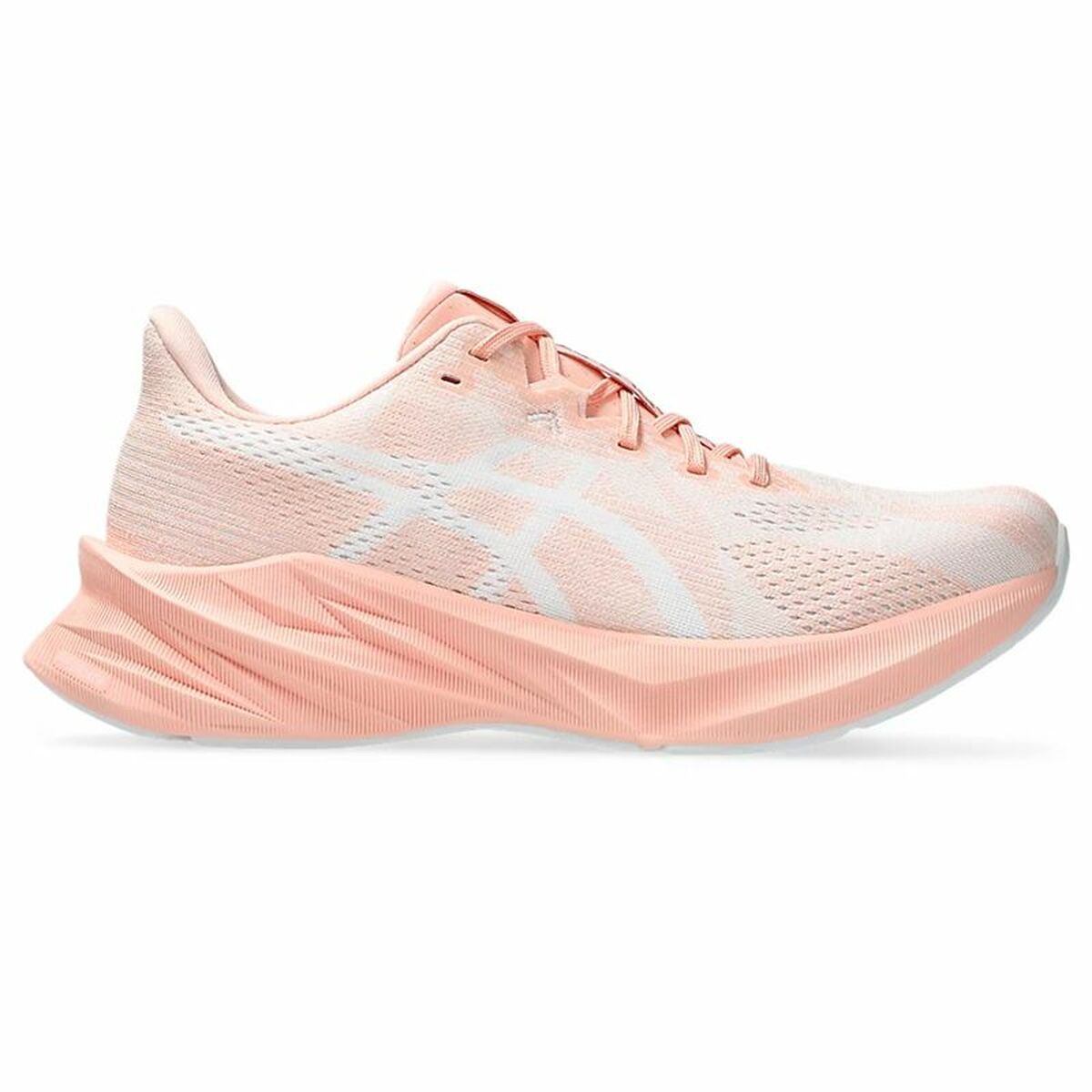 Chaussures de Running pour Adultes Asics Dynablast 5 Blanc Orange Saumon