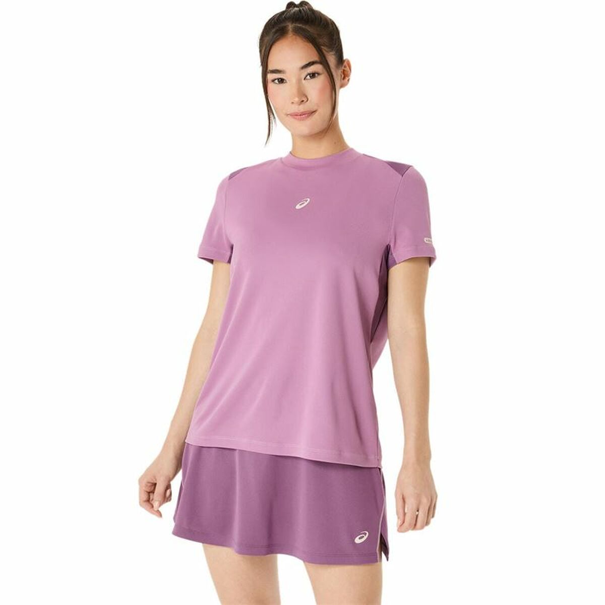 T-shirt à manches courtes homme Asics Padel Court Ss Top Violet