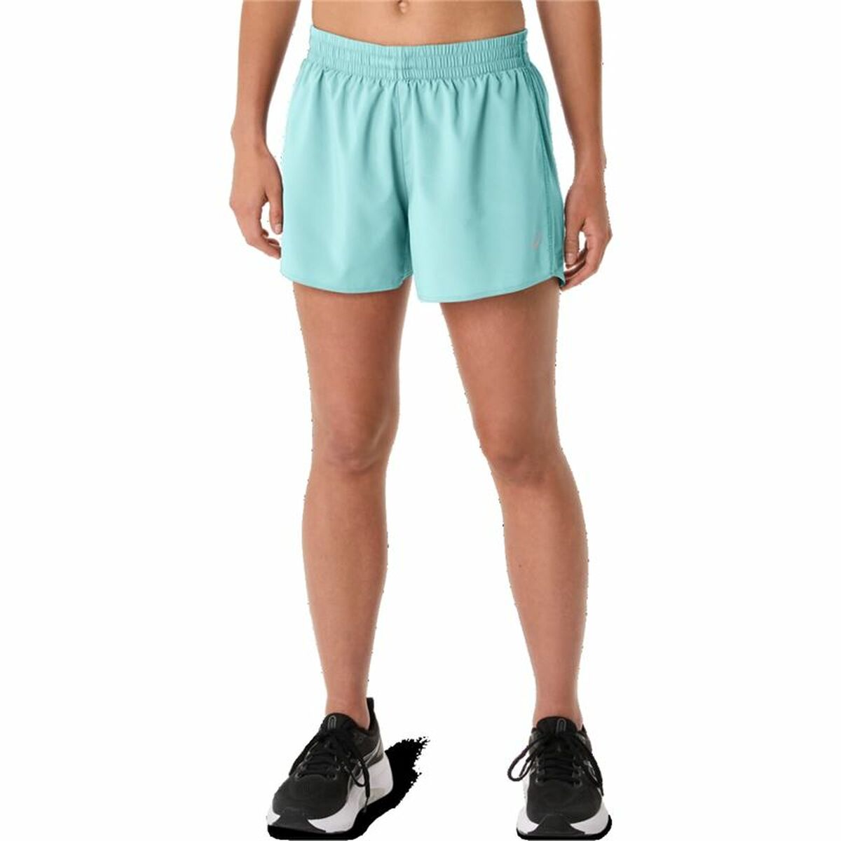Short de Sport Asics Core 4In Short Vert Eau