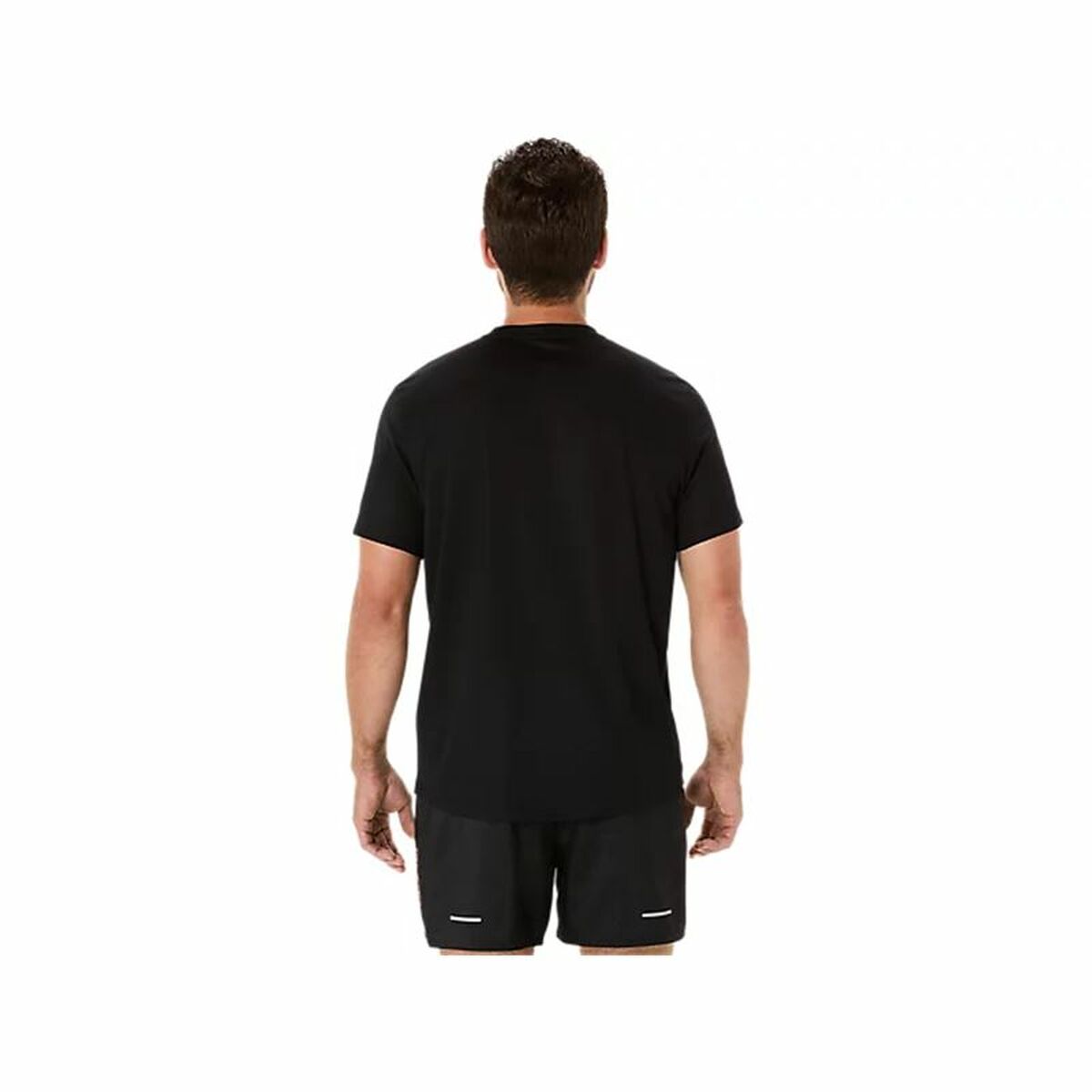 Image secondaire de T-shirt à manches courtes homme Asics Fujitrail Logo Ss Top Noir