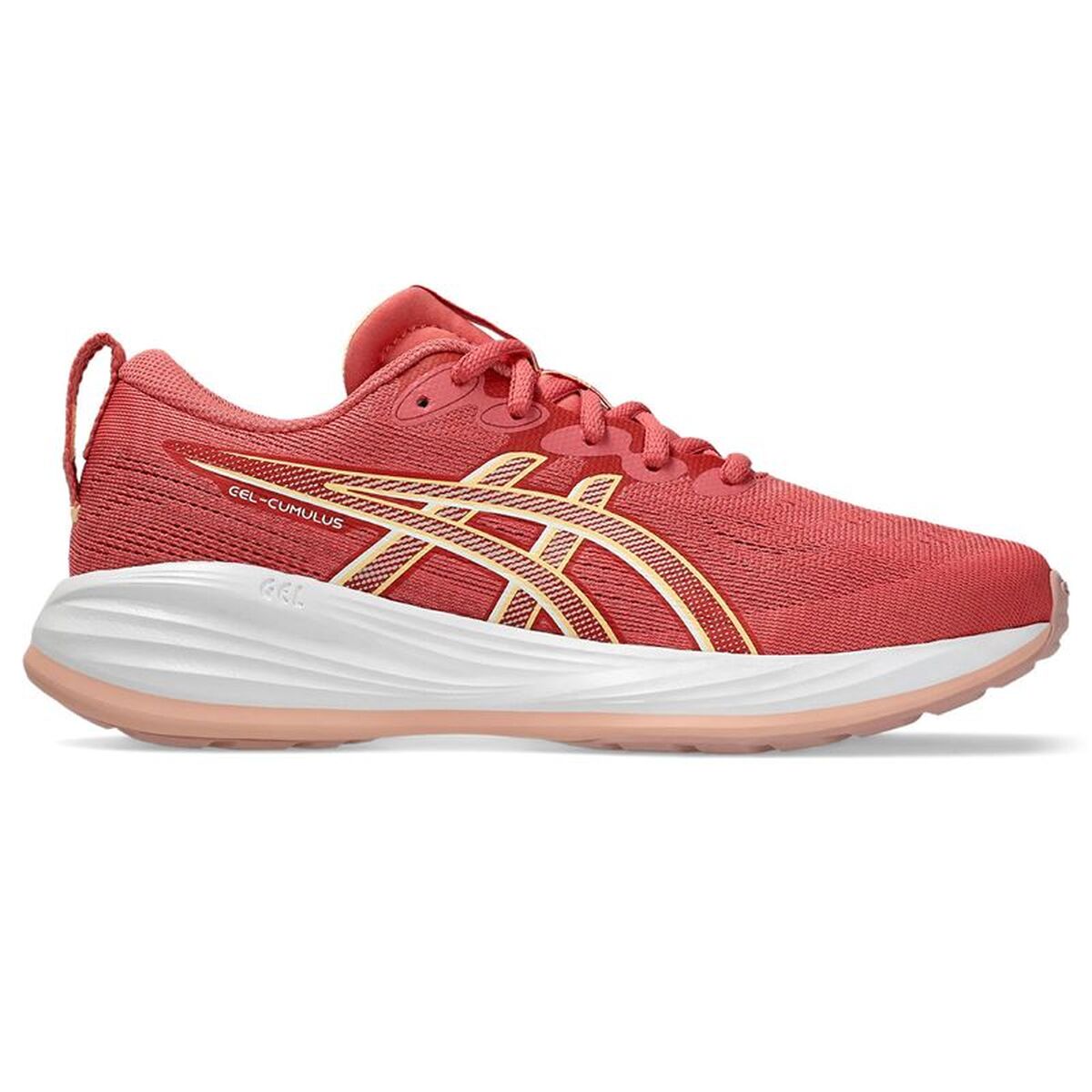Sportschoenen voor Kinderen Asics Gel-Cumulus 27 Gs Zalm Scharlakenrood