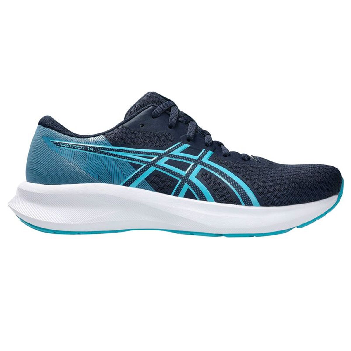 Hardloopschoenen voor Volwassenen Asics Patriot 14 Donkerblauw