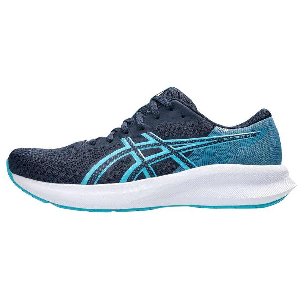 Hardloopschoenen voor Volwassenen Asics Patriot 14 Donkerblauw