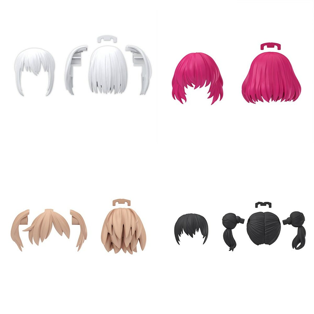 Image secondaire de Figure à Collectionner Bandai 30MS OPTION HAIR STYLE PARTS VOL.10 Plastique Animation et manga (4 Unités)